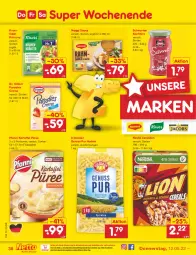 Gazetka promocyjna Netto Marken-Discount - Filial-Angebote - Gazetka - ważna od 14.05 do 14.05.2022 - strona 38 - produkty: cerealien, creme, Dr. Oetker, eis, kartoffel, knorr, konfitüre, maggi, milch, ndk, nestlé, nudel, nudeln, nuss, Paradies Creme, pfanni, püree, reis, salat, sauce, Schwartau, Ti