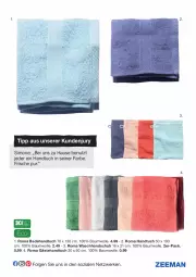 Gazetka promocyjna Zeeman - Prospekte - Gazetka - ważna od 28.01 do 28.01.2022 - strona 11 - produkty: Bad, Badehandtuch, Bau, baumwolle, handtuch, LG, sim, Ti, tuc, waschhandschuh, wolle