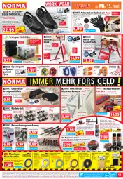 Gazetka promocyjna Norma - Norma - Gazetka - ważna od 20.06 do 20.06.2022 - strona 13 - produkty: asti, auer, Bau, Beba, Bebe, Behälter, eis, elle, gin, gsw, handschuhe, henkel, henkell, Kamin, kraft, latte, LG, möbel, ndk, quad, reis, rel, Ria, ring, sandale, sandalen, schenkel, schrauben, Schraubendreher, schuhe, spiegel, Sport, Ti, tisch, Universal-Klettbinder, werkzeug, werkzeuge