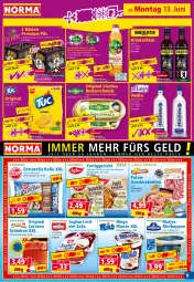 Gazetka promocyjna Norma - Norma - Gazetka - ważna od 20.06 do 20.06.2022 - strona 9 - produkty: apfel, Becher, Berger, bolognese, braten, butter, Butterschmalz, eis, elle, fertiggericht, filet, fisch, fische, flasche, fleisch, geschnetzeltes, gin, grana, granatapfel, ideal zum braten, joghur, joghurt, joghurt mit der ecke, kirsch, kirsche, kräuter, kräuterlikör, kühlregal, likör, limette, limetten, mac, malz, matjes, Matjesfilet, Mett, metten, milch, monte, natur, nuss, pasta, pfanne, pils, premium pils, pute, Putengeschnetzeltes, Rana, regal, rel, schinken, Schmalz, serrano, serrano schinken, tagliatelle, tee, Ti, vodka, Waage, Zelt, zitrone, zitronen, zott, zottarella