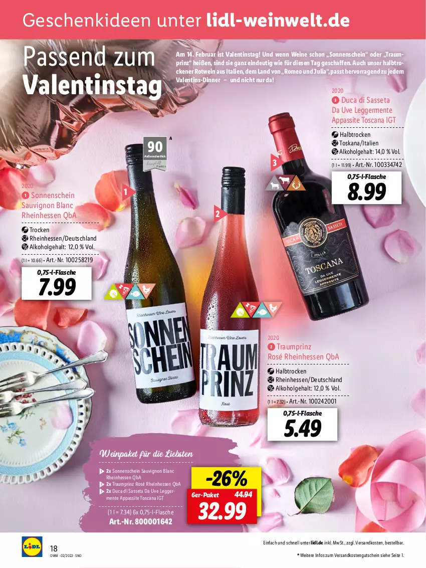 Aktueller Prospekt Lidl - Beste Weine für jeden Anlass - von 28.01 bis 01.03.2022 - strona 18 - produkty: alkohol, Egger, ente, flasche, Germ, gutschein, LG, ndk, rotwein, sauvignon, sauvignon blanc, Ti, wein, weine