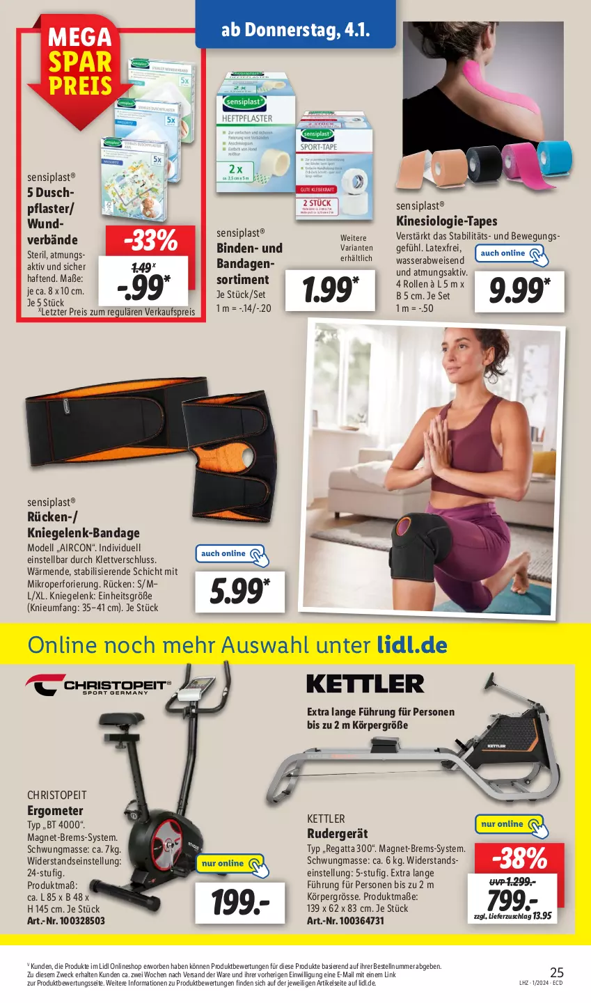 Aktueller Prospekt Lidl - Aktionsprospekt - von 02.01 bis 06.01.2024 - strona 31 - produkty: binden, dell, eis, Mode, pflaster, reis, Ria, Ti, wasser, weck, ZTE