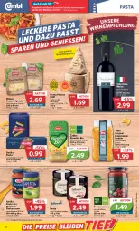 Gazetka promocyjna Combi - Prospekte - Gazetka - ważna od 29.10 do 29.10.2022 - strona 10 - produkty: angebot, angebote, barilla, beutel, bio, eis, flasche, gin, grana, grana padano, hartkäse, Hausmacher, hilcona, italienischer hartkäse, Käse, mac, nudel, nudeln, padano, pasta, pesto, Rana, reis, sauce, saucen, Ti, tomate, tomaten, tomatensauce, wein, weine, Zabler, ZTE