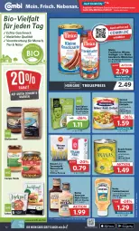 Gazetka promocyjna Combi - Prospekte - Gazetka - ważna od 29.10 do 29.10.2022 - strona 12 - produkty: ananas, angebot, angebote, bio, Campo Verde, eintöpfe, eis, erde, feinkost, flasche, frankfurter, Geflügel, heinz, kräuter, leine, mac, mehl, meica, natur, reis, salat, Salatkräuter, sauce, saucen, Ti, type 405, weizenmehl, wiener, würstchen, ZTE