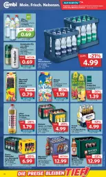 Gazetka promocyjna Combi - Prospekte - Gazetka - ważna od 29.10 do 29.10.2022 - strona 16 - produkty: Alwa, angebot, angebote, apfel, Apfelschorle, bier, bio, corona, corona extra, drink, Effect, eis, eistee, elle, energy drink, flasche, Happy Day, jever, jever pilsener, kellerbier, krombache, krombacher, krombacher pils, küstengold, limo, limonade, limonaden, mineralwasser, mönchshof, Nektar, pfanne, Pfanner, pils, pilsener, Rauch, reis, säfte, schorle, sinalco, Spaten, tee, Ti, vilsa, wasser, ZTE