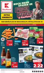 Gazetka promocyjna Kaufland - Spezielle Angebote - Gazetka - ważna od 14.09 do 14.09.2022 - strona 1 - produkty: angebot, angebote, beutel, bsf, eis, fertiggericht, fertiggerichte, filet, fleisch, frosta, frucht, fruchtsaft, gin, Hohes C, Kalbfleisch, knorr, knorr fix, medaillons, möhren, saft, Ti, ZTE