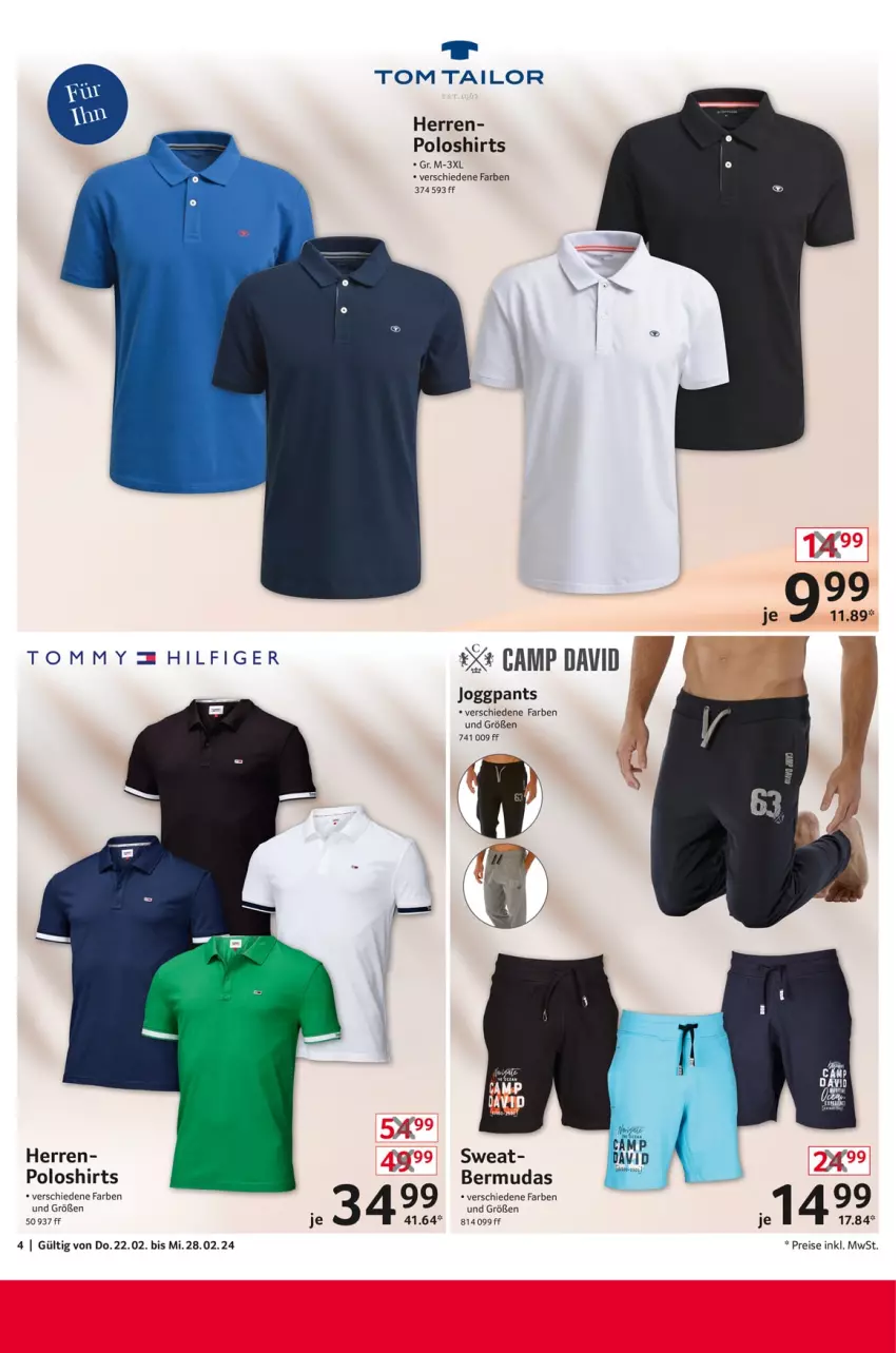 Aktueller Prospekt Selgros - Non Food - von 22.02 bis 28.02.2024 - strona 4 - produkty: bermuda, bermudas, eis, Pants, poloshirt, reis, shirt, shirts, Ti, tom tailor