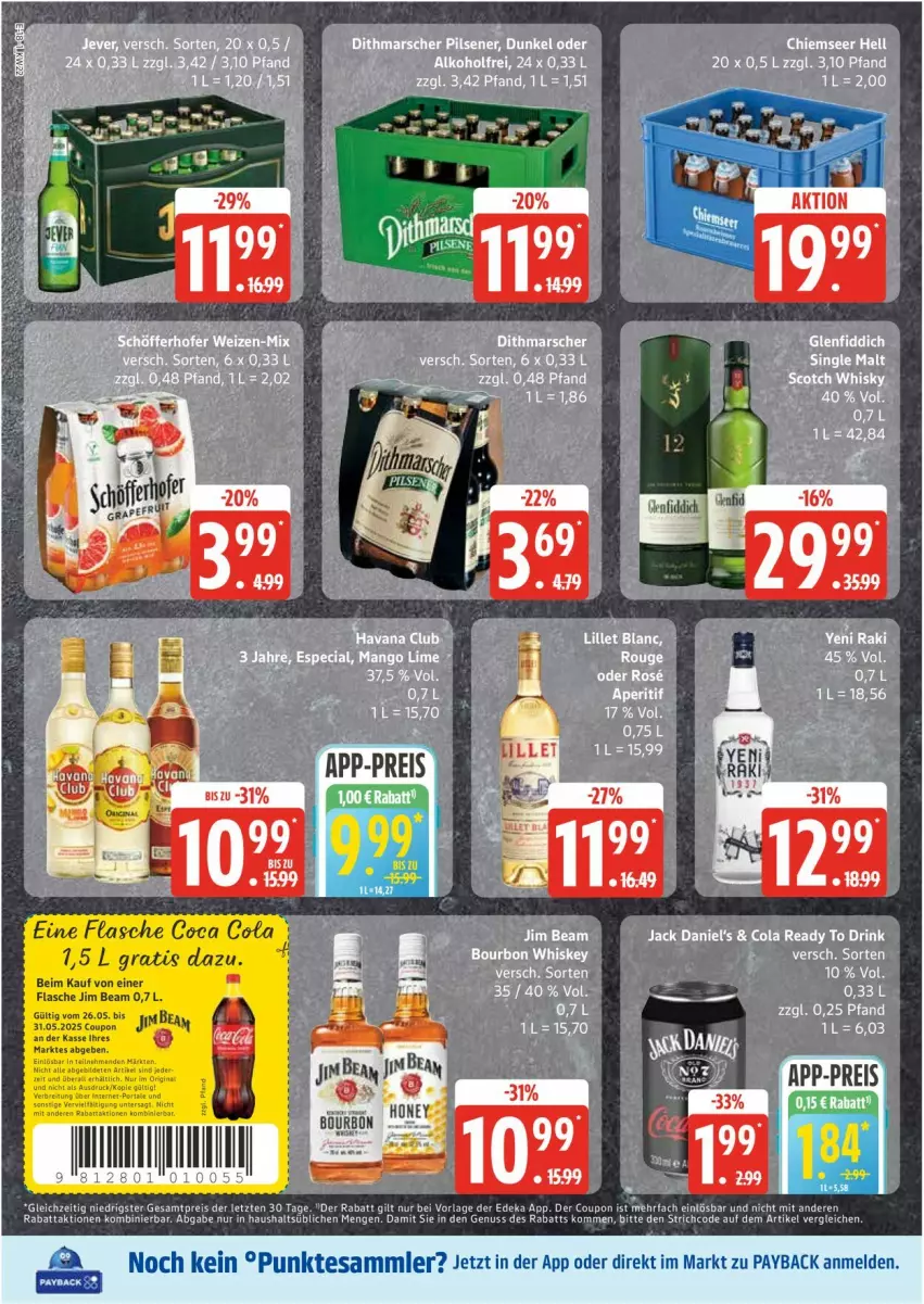 Aktueller Prospekt Edeka - Prospekte - von 26.05 bis 31.05.2025 - strona 18 - produkty: beere, beeren, coupon, deka, eis, flasche, jim beam, nuss, payback, reis, tesa, Ti, ZTE