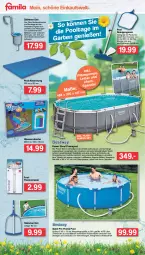 Gazetka promocyjna Famila - Prospekte - Gazetka - ważna od 18.06 do 18.06.2022 - strona 2 - produkty: auer, Bau, eis, ente, Garten, messer, Oberflächenskimmer, pool, Reinigung, rel, Schütze, steel pro, tee, thermometer, Ti, wasser, wasserrutsche