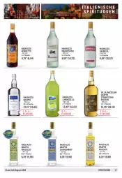 Gazetka promocyjna Metro - Hauswein - Gazetka - ważna od 31.08 do 31.08.2022 - strona 17 - produkty: Amaretto, bourbon, bourbon whiskey, braun, cachaça, chardonnay, chia, ecco, flasche, gin, grappa, limo, lion, premium vodka, prosecco, rioba, riserva, rum, sambuca, spirituosen, tequila, Ti, vodka, whiskey