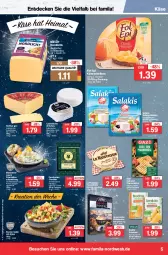 Gazetka promocyjna Famila - Prospekte - Gazetka - ważna od 30.12 do 30.12.2023 - strona 5 - produkty: appenzeller, camembert, cheddar, decke, deutscher schnittkäse, di bufala, doppelrahmstufe, eis, elle, fol epi, Fondue, frischkäse, frischkäsezubereitung, grill, hartkäse, Käse, käsescheiben, Le Rustique, mandarine, mandarinen, milch, milram, pfanne, pfannen, pfannenkäse, reis, salakis, salat, schnittkäse, Ti, und pfanne, weichkäse, ZTE