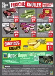 Gazetka promocyjna Edeka - Angebote der Woche - Gazetka - ważna od 14.10 do 14.10.2023 - strona 28 - produkty: ananas, angebot, Becher, beere, beeren, bergader, blume, blumen, braten, buch, deka, dessert, ehrmann, Ehrmann Grand Dessert, eier, eis, ente, fisch, fleisch, gulasch, Heu, himbeer, himbeere, himbeeren, hinterschinken, Holz, Käse, käsescheiben, LG, mac, nuss, Rauch, reis, reiss, rind, rinder, rindfleisch, rouladen, rwe, sac, Schal, Schale, schinken, schnitten, super-knüller, Ti, uhr, wurst, ZTE, zucchini