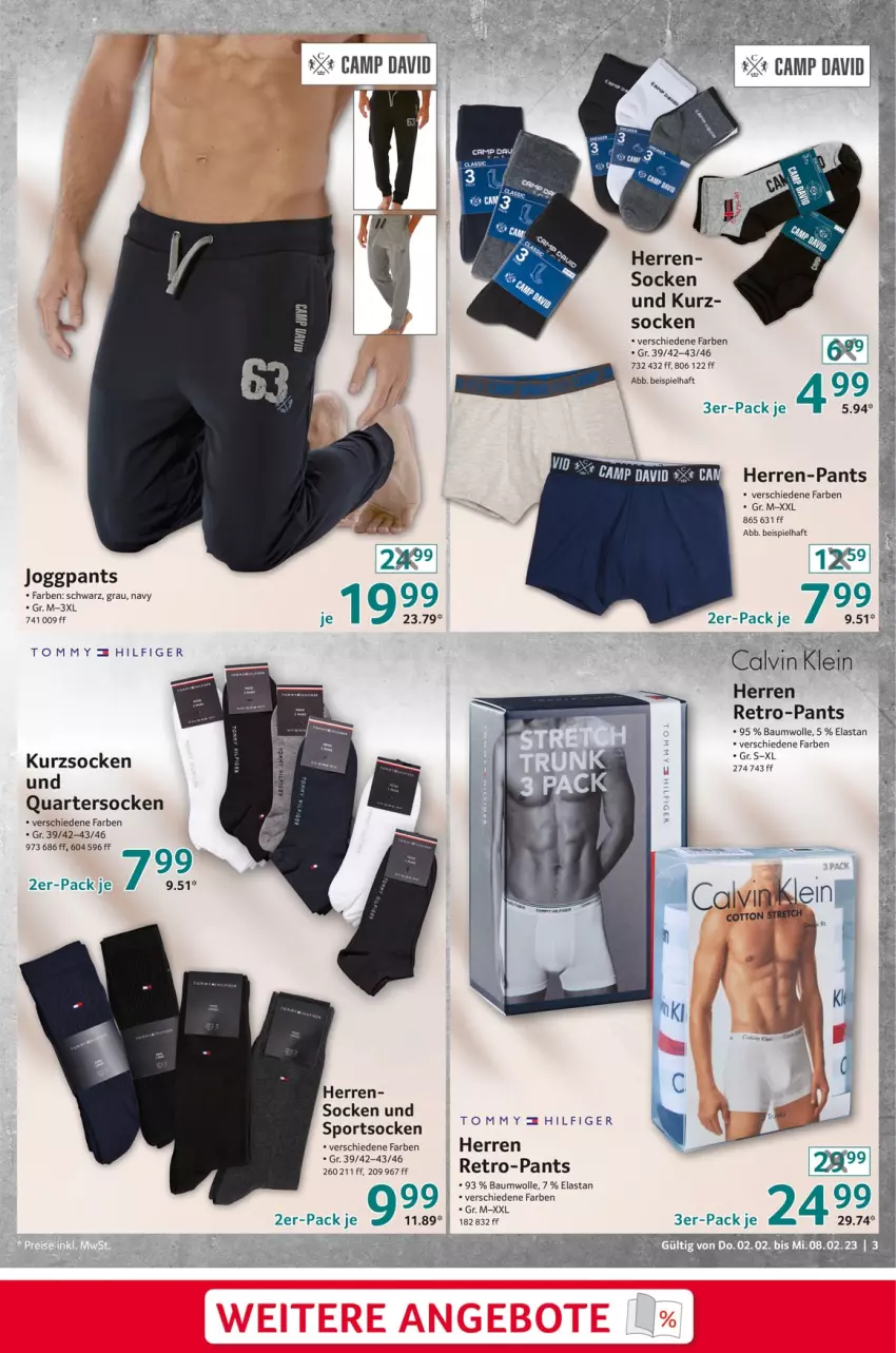 Aktueller Prospekt Selgros - Nonfood - von 02.02 bis 08.02.2023 - strona 3 - produkty: Bau, baumwolle, eis, herren-pants, Pants, socken, Sport, sportsocken, wolle