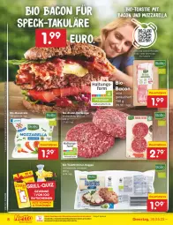 Gazetka promocyjna Netto Marken-Discount - Filial-Angebote - Gazetka - ważna od 03.06 do 03.06.2023 - strona 8 - produkty: asti, auer, bacon, bestpreis, bio, brötchen, burger, dauertiefpreis, eis, fleisch, gewürz, grill, gutschein, gutscheine, hamburger, küche, Küchen, meersalz, mozzarella, ndk, reis, rel, rezept, rezepte, rind, rinder, salz, Speck, Ti, tiefpreis, toast, wurst, wurst in selbstbedienung