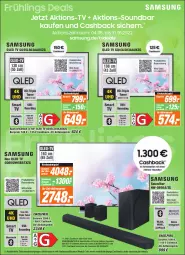 Gazetka promocyjna Expert Bonn - Prospekte - Gazetka - ważna od 13.05 do 13.05.2022 - strona 3 - produkty: aktionspreis, alexa, dell, dvb, DVB-T, eis, fisch, fische, HDMI, led tv, Mode, qled, qled-tv, reis, Samsung, smart tv, soundbar, Spezi, Ti, tisch, tuner, uhd, usb