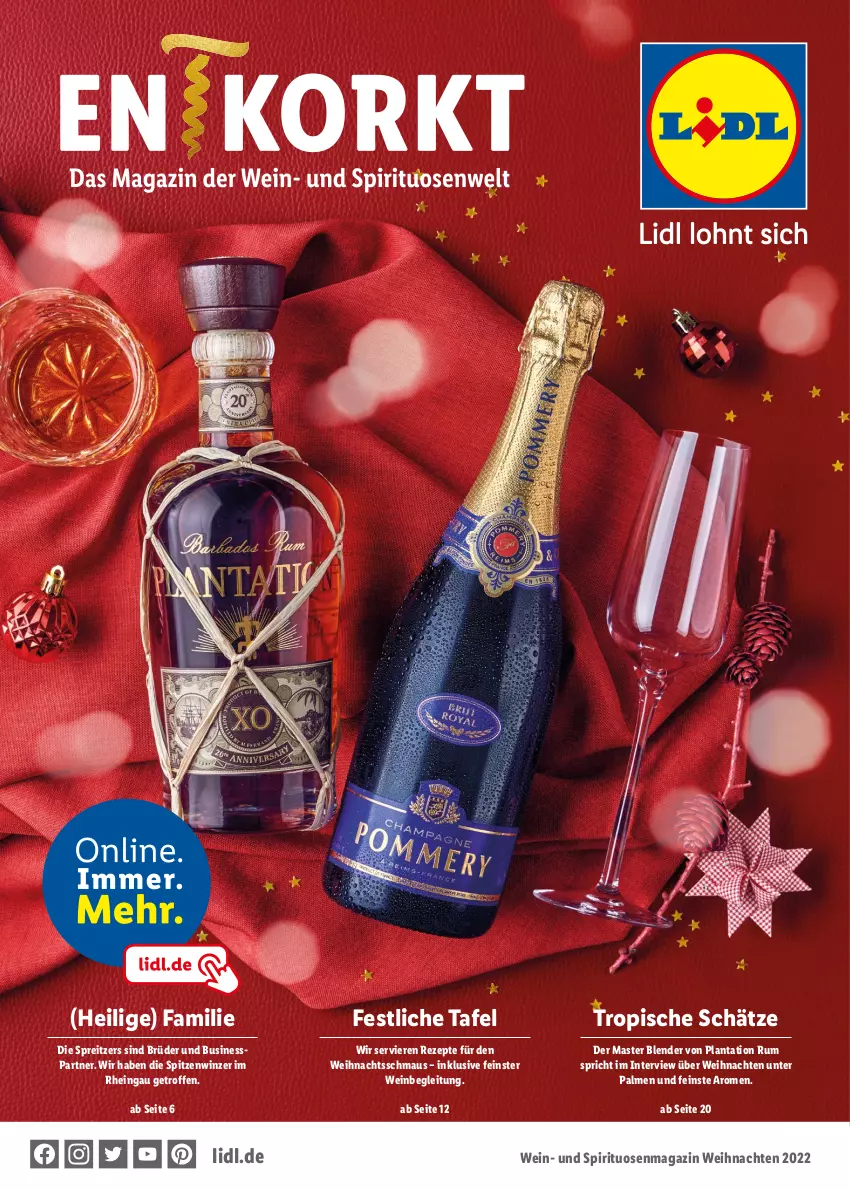 Aktueller Prospekt Lidl - Entspannte Adventszeit - von 09.11 bis 30.11.2022 - strona 1 - produkty: Blender, magazin, Maus, rezept, rezepte, rum, spirituosen, Ti, weihnachten, wein