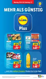 Gazetka promocyjna Lidl - Aktionsprospekt - Gazetka - ważna od 01.07 do 01.07.2023 - strona 15 - produkty: angebot, auer, baguette, Bona, butter, coupon, coupons, dulano, eis, frucht, joghur, joghurt, knacker, knoblauch, Knoblauchbutter, krakauer, kräuter, Milbona, rapsöl, reis, Ti, vita, ZTE