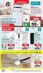 Gazetka promocyjna Lidl - Aktionsprospekt - Gazetka - ważna od 01.07 do 01.07.2023 - strona 22 - produkty: alexa, angebot, decke, deckenleuchte, dell, eis, elle, ente, fenster, fernbedienung, Holz, klimagerät, Leuchte, leuchtmittel, Mode, ndk, reifen, reis, rel, Schal, Schale, silvercrest, standventilator, Ti, timer, turmventilator, ventilator, ZTE