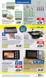 Gazetka promocyjna Lidl - Aktionsprospekt - Gazetka - ważna od 01.07 do 01.07.2023 - strona 31 - produkty: adapter, auto, Backform, Behälter, besteck, besteckset, beutel, Brei, decke, Deckel, edelstahl, Edelstahl-Besteck, eis, elle, ernesto, frischhaltedosen, gabel, Glasdeckel, grill, kaffee, Kinder, lebensmittel, Löffel, messer, mikrowelle, pfanne, reis, schläuche, silvercrest, spülmaschinen, teller, thermostat, Ti, timer, Vakuumierer, weck, wok, ZTE