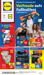 Gazetka promocyjna Lidl - Aktionsprospekt - Gazetka - ważna od 25.05 do 25.05.2024 - strona 1 - produkty: ACC, accessoires, almighur, almighurt, angebot, angebote, Bad, ball, bio, ehrmann, ehrmann almighurt, eis, elle, Fußball, gasgrill, grill, obst, Obst und Gemüse, reis, Schal, Ti, und gemüse, ZTE