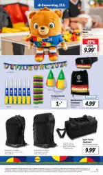 Gazetka promocyjna Lidl - Aktionsprospekt - Gazetka - ważna od 25.05 do 25.05.2024 - strona 27 - produkty: ACC, angebot, Bau, beutel, coupon, eis, Persona, Plüsch, reis, rucksack, sac, schultergurt, Sport, Tasche, Ti