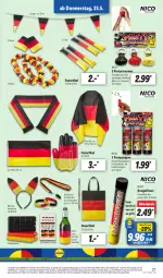 Gazetka promocyjna Lidl - Aktionsprospekt - Gazetka - ważna od 25.05 do 25.05.2024 - strona 31 - produkty: akku, angebot, ball, coupon, eis, Fanartikel, flasche, Fußball, Knicklicht, kühlakku, kühlakkus, Luftschlangen, Persona, Popp, reis, Ria, rwe, Ti