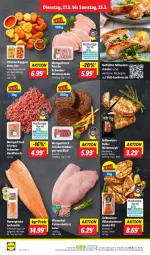 Gazetka promocyjna Lidl - Aktionsprospekt - Gazetka - ważna od 25.05 do 25.05.2024 - strona 6 - produkty: burger, chicken nuggets, dip, eis, fleisch, gewürz, grill, hackfleisch, hähnchenbrust, hamburger, lachs, Meister, minutensteaks, natur, ndk, nuggets, preisvorteil, pute, putenschnitzel, reis, rezept, rezepte, rind, Rückensteak, rwe, Schal, Schale, schnitzel, schwein, schweine, Schweinehackfleisch, steak, steaks, Ti, wein, weine, wiesenhof