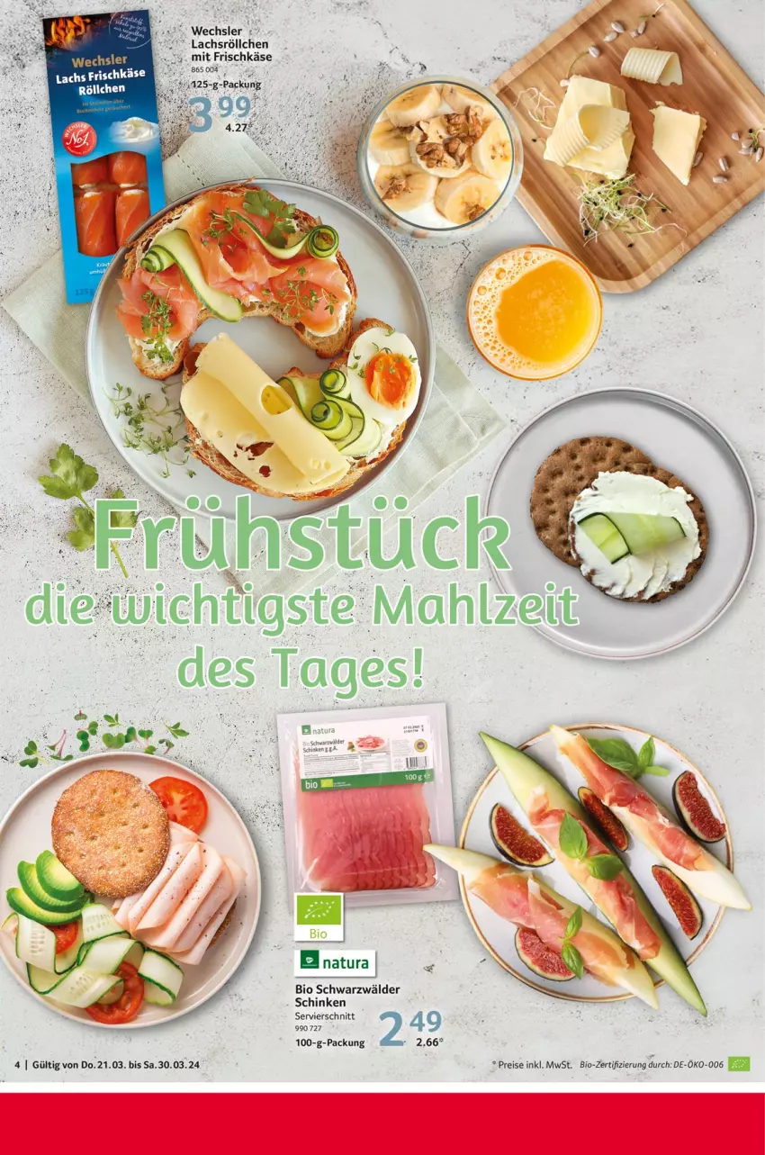 Aktueller Prospekt Selgros - Food - von 21.03 bis 30.03.2024 - strona 4 - produkty: bio, eis, frischkäse, Käse, lachs, natur, natura, reis, schinken, Ti