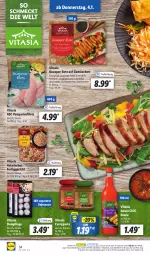 Gazetka promocyjna Lidl - Aktionsprospekt - Gazetka - ważna od 06.01 do 06.01.2024 - strona 40 - produkty: angebot, bett, chili, coupon, curry, ente, fertiggericht, filet, filets, gewürz, ndk, Pangasius, reifen, sauce, Schal, Schale, schnitten, soja, sojasauce, Ti, tisch, vita, ZTE