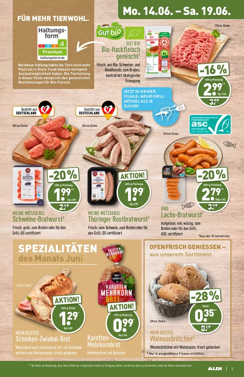 Aktueller Prospekt Aldi Nord - Aldi-Vorschau - von 14.06 bis 19.06.2021 - strona 5