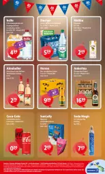 Gazetka promocyjna Getraenke Hoffmann - Prospekte - Gazetka - ważna od 11.07 do 11.07.2026 - strona 8 - produkty: abholpreise, almdudler, Apple, bier, coca-cola, cola, eis, elle, erfrischungsgetränk, frucht, getränk, getränke, gewinnspiel, hella, mac, Malibu, mit frucht, natur, pils, pilsener, reis, rel, Soda, Spiele, Ti, wasser, wassereis, wein
