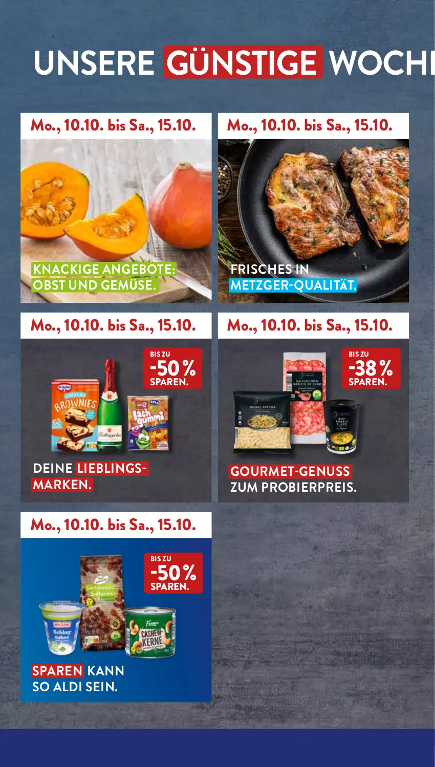 Aktueller Prospekt AldiSud - NÄCHSTE WOCHE - von 10.10 bis 15.10.2022 - strona 2 - produkty: aldi, angebot, angebote, bier, eis, nuss, obst, Obst und Gemüse, reis, Ti, und gemüse