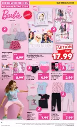 Gazetka promocyjna Kaufland - Extra-Angebote - Gazetka - ważna od 09.08 do 09.08.2023 - strona 6 - produkty: angebot, angebote, Bau, baumwolle, bett, bettwäsche, dekokissen, eis, gin, kissen, leggings, Mattel, panty, Pyjama, shirt, shirts, shorty, shorty-pyjama, sneaker, sneakersocken, socken, T-Shirt, Ti, wendebettwäsche, wolle, ZTE