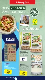 Gazetka promocyjna AldiSud - ALDI Aktuell - Gazetka - ważna od 29.01 do 29.01.2022 - strona 26 - produkty: aldi, bacon, eis, fusilli, gin, hartweizen, korn, LG, nudel, nudeln, pasta, penne, reis, Speck, Ti, veggie, würfel