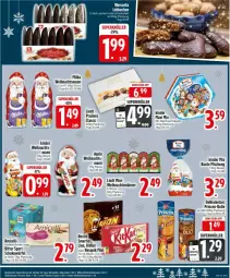 Gazetka promocyjna Edeka - Prospekte - Gazetka - ważna od 23.11 do 23.11.2024 - strona 21 - produkty: amicelli, beutel, debeukelaer, duplo, elle, Kinder, Kinder Maxi, kitkat, lindt, lion, milka, nesquik, ritter, ritter sport, schoko, schokowürfel, smarties, Sport, teller, Ti, Waffelröllchen, würfel