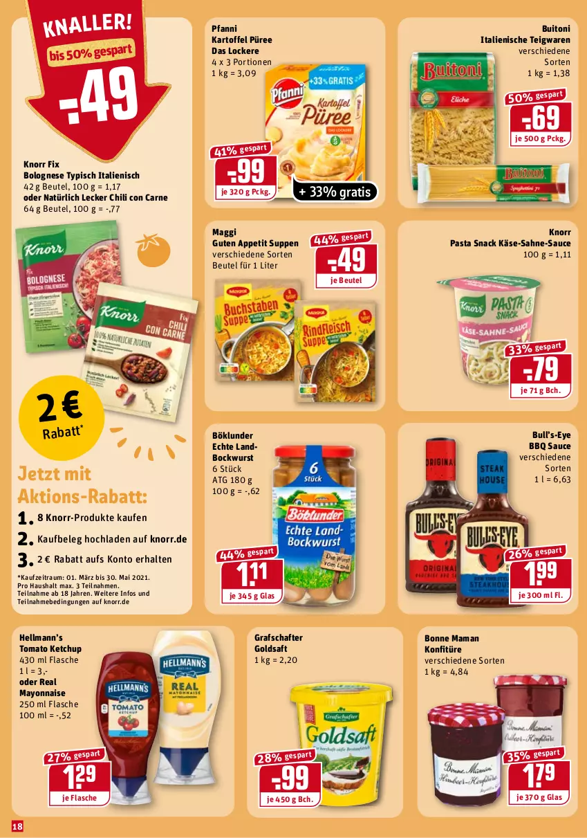 Aktueller Prospekt Rewe - Diese Woche im Angebot! - von 03.05 bis 08.05.2021 - strona 18