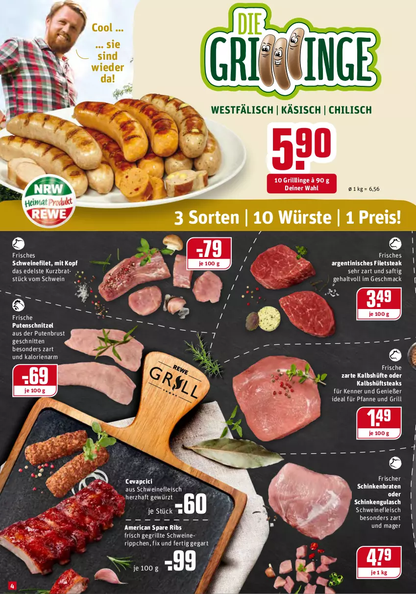 Aktueller Prospekt Rewe - Diese Woche im Angebot! - von 03.05 bis 08.05.2021 - strona 4