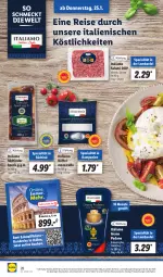 Gazetka promocyjna Lidl - Aktionsprospekt - Gazetka - ważna od 27.01 do 27.01.2024 - strona 40 - produkty: buch, eis, grana, grana padano, hartkäse, italiamo, italienischer hartkäse, Käse, mozzarella, padano, Rana, reis, reiseveranstalter, rel, salami, Speck, Spezi, südtiroler, Ti