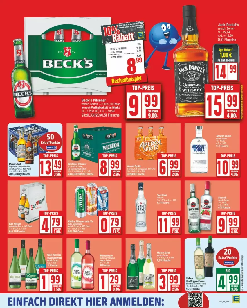 Aktueller Prospekt Edeka - Prospekte - von 24.03 bis 29.03.2025 - strona 16 - produkty: flasche