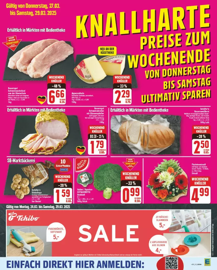 Aktueller Prospekt Edeka - Prospekte - von 24.03 bis 29.03.2025 - strona 18 - produkty: bürste, Fugenbürste, Käse, käsetheke, LG, Ti