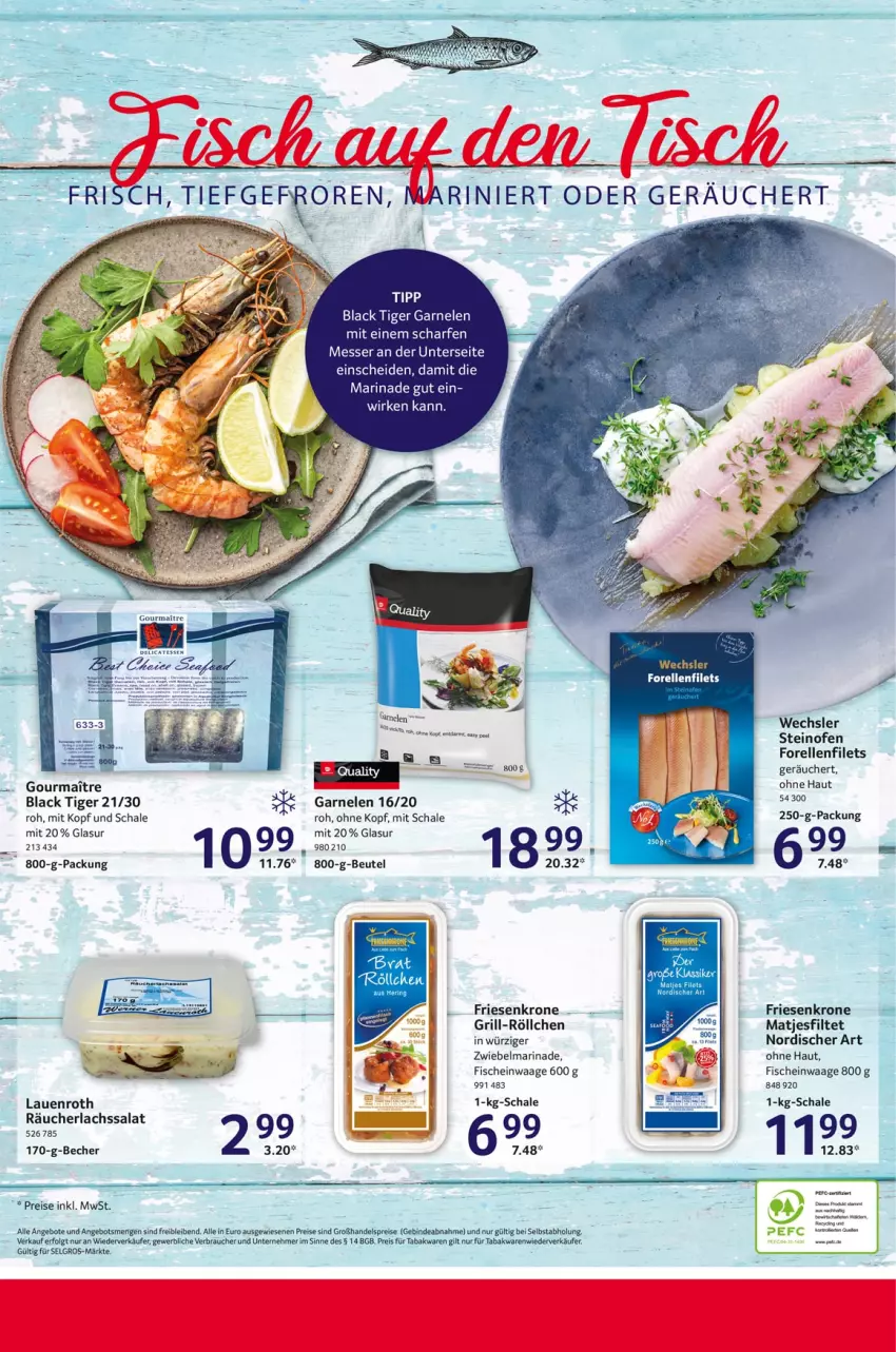 Aktueller Prospekt Selgros - Food - von 22.06 bis 28.06.2023 - strona 32 - produkty: angebot, angebote, Becher, beutel, eis, elle, ente, filet, filets, fisch, fische, forelle, garnelen, grill, korn, krone, lachs, lack, LG, marinade, matjes, messer, Ofen, Rauch, Räucherlachs, Räucherlachssalat, reis, rel, salat, Schal, Schale, steinofen, Ti, Waage, zwiebel