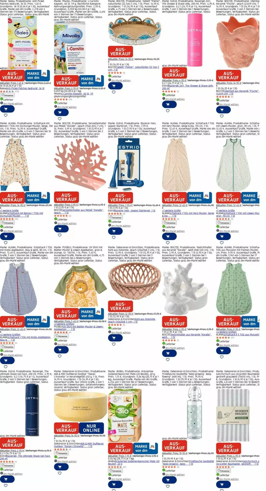 Aktueller Prospekt Dm Drogerie - Prospekte - von 22.09 bis 01.10.2025 - strona 1 - produkty: Bau, baumwolle, beutel, bio, dip, Duftkerze, eis, elle, fisch, fische, flasche, geschirr, geschirrtuch, kerze, korb, kräuter, Krebs, Maus, natur, orange, rasierer, rasiergel, reis, Rowi, sac, schlafsack, Serviette, servietten, shirt, tablet, tablett, tee, Teelicht, teelichthalter, Ti, topf, trinkflasche, tuc, uhu, usb, wolle