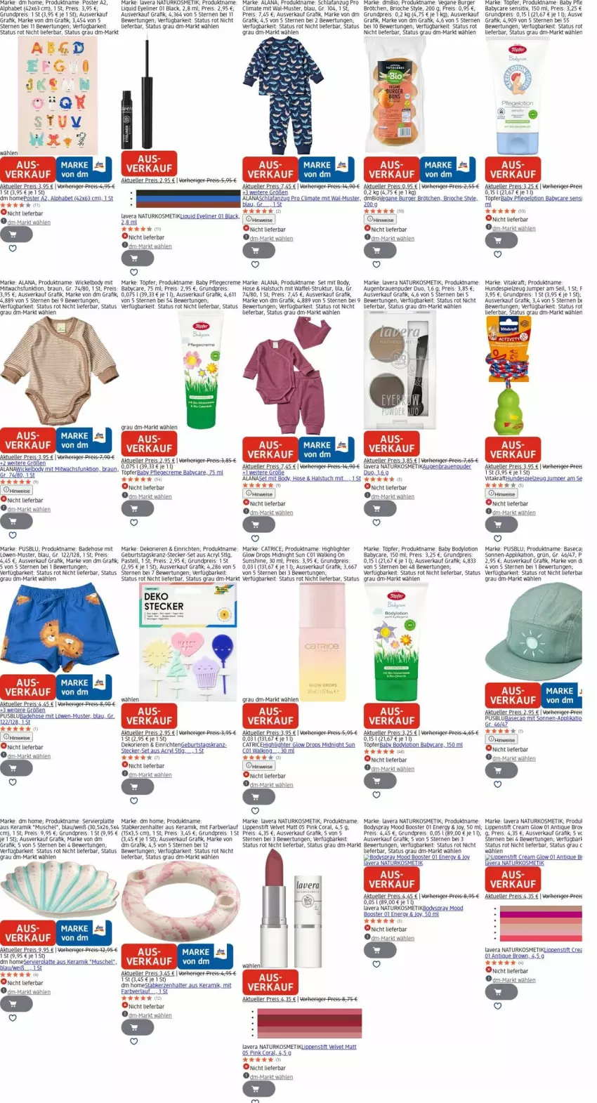 Aktueller Prospekt Dm Drogerie - Prospekte - von 22.09 bis 01.10.2025 - strona 10 - produkty: Anzug, Bad, Badehose, Berger, bio, body, bodylotion, bodyspray, braun, brötchen, burger, Cap, Coral, eis, elle, Eyeliner, hose, kerze, Kerzenhalter, kosmetik, kraft, Kranz, lack, latte, lavera, LG, Lippenstift, Lotion, natur, naturkosmetik, reis, Schlafanzug, spielzeug, Stabkerze, Stabkerzenhalter, sunshine, Ti, tuc, usb, velvet, vita, vitakraft, WICK, Wickelbody