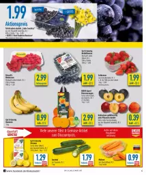 Gazetka promocyjna Diska - Prospekte - Gazetka - ważna od 12.03 do 12.03.2022 - strona 4 - produkty: aktionspreis, banane, bananen, beere, beeren, deka, eis, erdbeere, erdbeeren, fleisch, heidelbeere, heidelbeeren, himbeer, himbeere, himbeeren, möhren, Narzissen, Nektar, nektarinen, orange, orangen, pflaume, pflaumen, reis, Schal, Schale, tafeltrauben, Ti, tiefpreis, trauben, zucchini