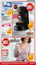 Gazetka promocyjna Penny - Prospekte - Gazetka - ważna od 18.02 do 18.02.2023 - strona 19 - produkty: auer, Becher, decke, Deckel, eis, filterkartuschen, getränk, getränke, kaffee, kaffeepads, mac, Maxtra, Mixer, Q10, Rührschüssel, schüssel, senseo, Spritzschutz, stabmixer, tasse, Ti, wasser, wasserfilter