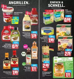 Gazetka promocyjna Hit - Prospekte - Gazetka - ważna od 23.04 do 23.04.2022 - strona 15 - produkty: auer, Becher, bohne, bohnen, burger, Burger Sauce, discount, dressing, eis, elle, erasco, erbsen, fisch, flasche, grill, gurke, gurken, hamburger, hot dog, ketchup, knorr, Kühne, mais, natur, natura, reis, rel, röstzwiebeln, sauce, saucen, saupiquet, Schal, Schale, senf, spargel, stangenspargel, teller, thunfisch, Ti, zwiebel, zwiebeln