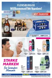 Gazetka promocyjna Metro - Starke Marken - Gazetka - ważna od 03.04 do 03.04.2024 - strona 6 - produkty: arla, body, bodylotion, bügel, bügelflasche, burger, deo, deo roll-on, deospray, dusche, duschgel, emsa, fa duschgel, flasche, flensburger, Frosch, getränk, getränke, Haarlack, lack, Lotion, nivea, Palette, pflegedusche, pils, pilsener, reiniger, roll-on, rorax, schauma, schauma shampoo, Seife, shampoo, Taft, Ti, wc-reiniger