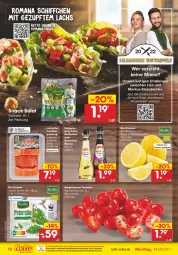 Gazetka promocyjna Netto Marken-Discount - Filial-Angebote - Gazetka - ważna od 19.02 do 19.02.2022 - strona 12 - produkty: aceto, aceto balsamico, aqua, balsam, balsamico, balsamico bianco, bio, bio-zitronen, eis, filet, hengstenberg, kräuter, lachs, lachsfilet, LG, Lusti, ndk, pflaume, pflaumen, reis, rezept, salat, Schal, Schale, Schiffchen, snack, Spiele, Ti, tisch, tomate, tomaten, versandkostenfrei, zitrone, zitronen