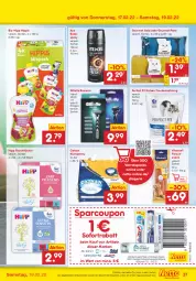 Gazetka promocyjna Netto Marken-Discount - Filial-Angebote - Gazetka - ważna od 19.02 do 19.02.2022 - strona 37 - produkty: angebot, axe, bio, body, bodyspray, catsan, coupon, coupons, eis, feuchttücher, fleisch, gillette, gourmet gold, hipp, klumpstreu, kraft, Perfect Fit, rasierer, snack, sofortrabatt, Ti, Trockennahrung, tücher, vita, vitakraft, ZTE