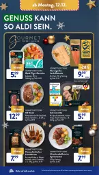 Gazetka promocyjna AldiSud - IN ZWEI WOCHEN - Gazetka - ważna od 17.12 do 17.12.2022 - strona 2 - produkty: aldi, aqua, bier, eis, filet, filets, fisch, garnelen, kräuter, küche, Küchen, lachs, lachsfilet, lachsfilets, lack, lamm, Mantel, marinade, medaillons, nuss, reis, rum, rumpsteak, rwe, schwein, schweine, schweinefilet, Speck, steak, Ti, Tiger-Garnelen, wein, weine, ZTE